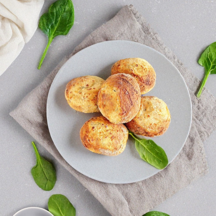 道産ほうれん草とVeganチーズのチャバタ