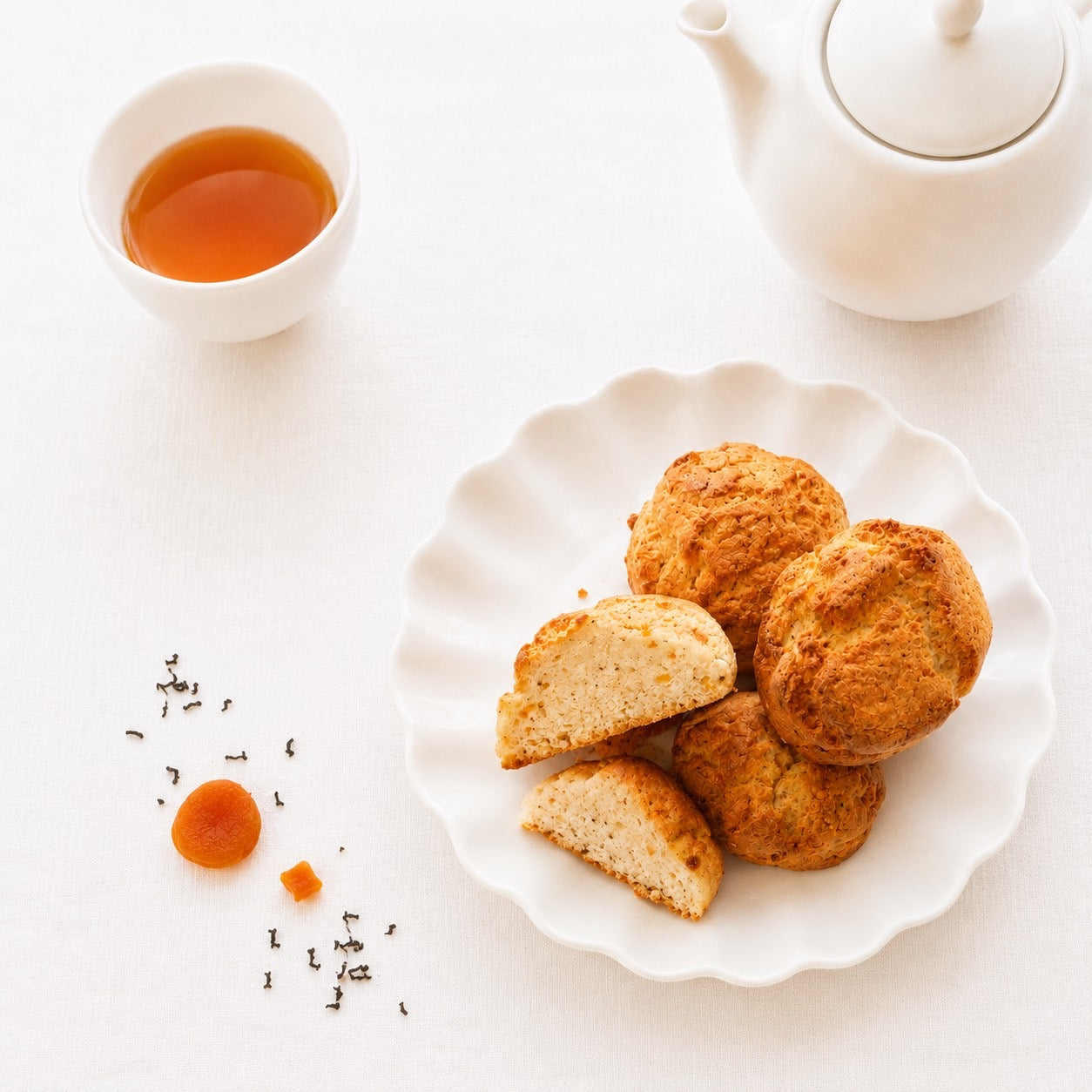 紅茶とアプリコットのスコーン（OIL,SUGAR FREE）