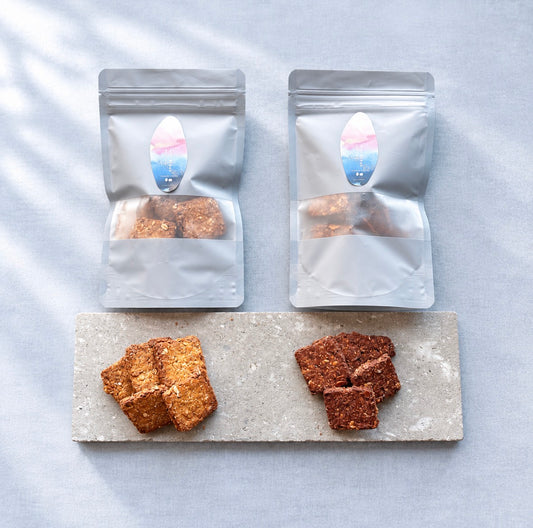 【メール便配送】OIL,SUGAR FREEオートミールクッキー（プレーン、ココア）